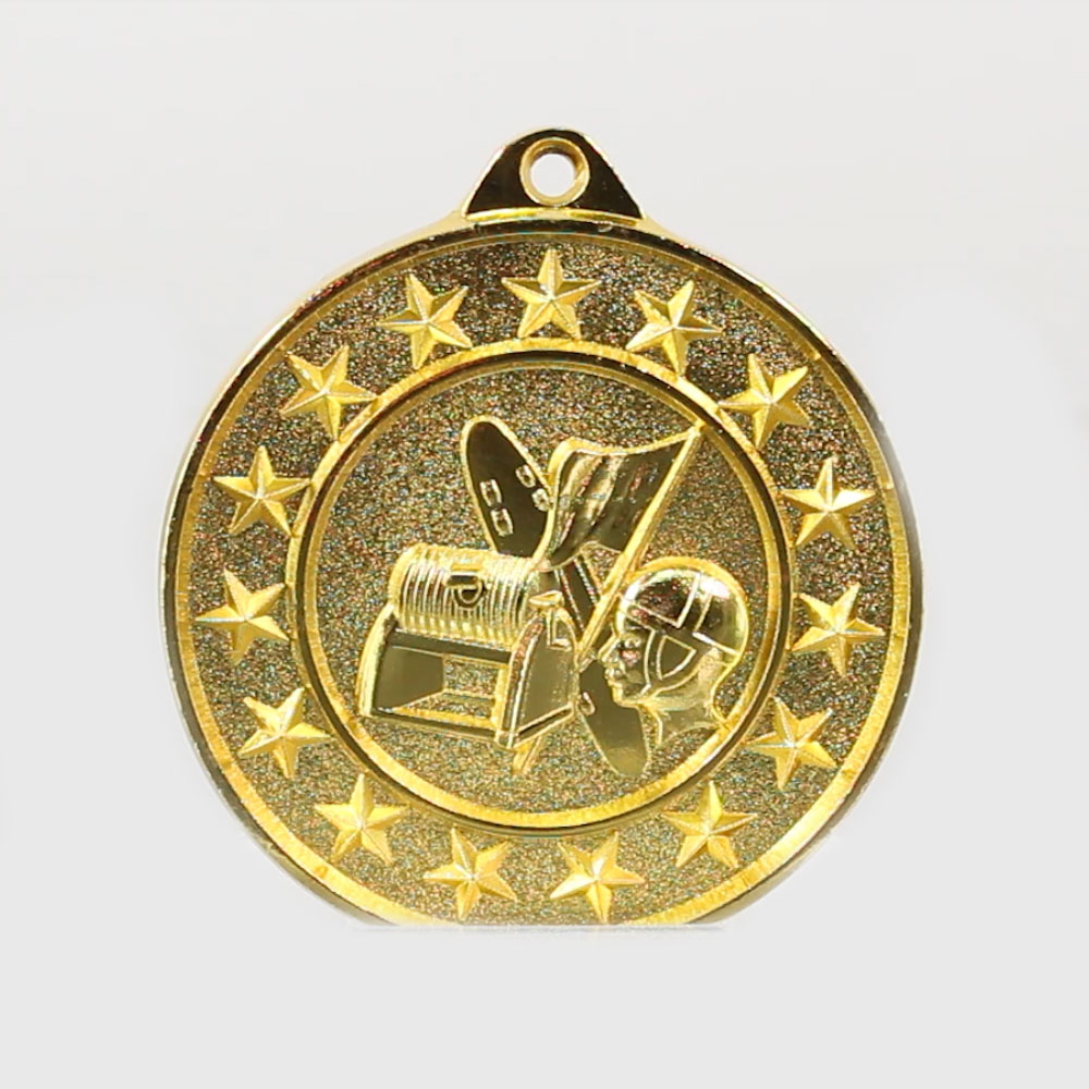 Surf Lifesaving Starry Medal Gold 50mm Surf Life Saving