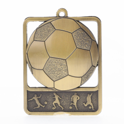 Silhouette Series Soccer 60mm Gold