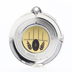 Deluxe AFL Medal 50mm Silver