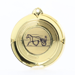 Deluxe Trotting Medal 50mm Gold