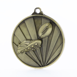 Sunrise AFL Medal 50mm Gold