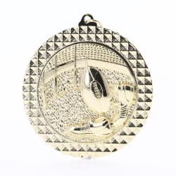 AFL Facet Medal Gold 70mm