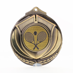 Two Tone Gold Medal 50mm - Tennis