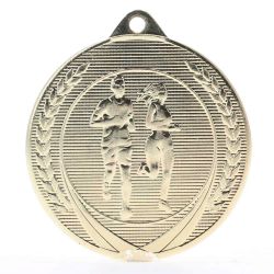 Garland Cross Country Medal 50mm - Gold