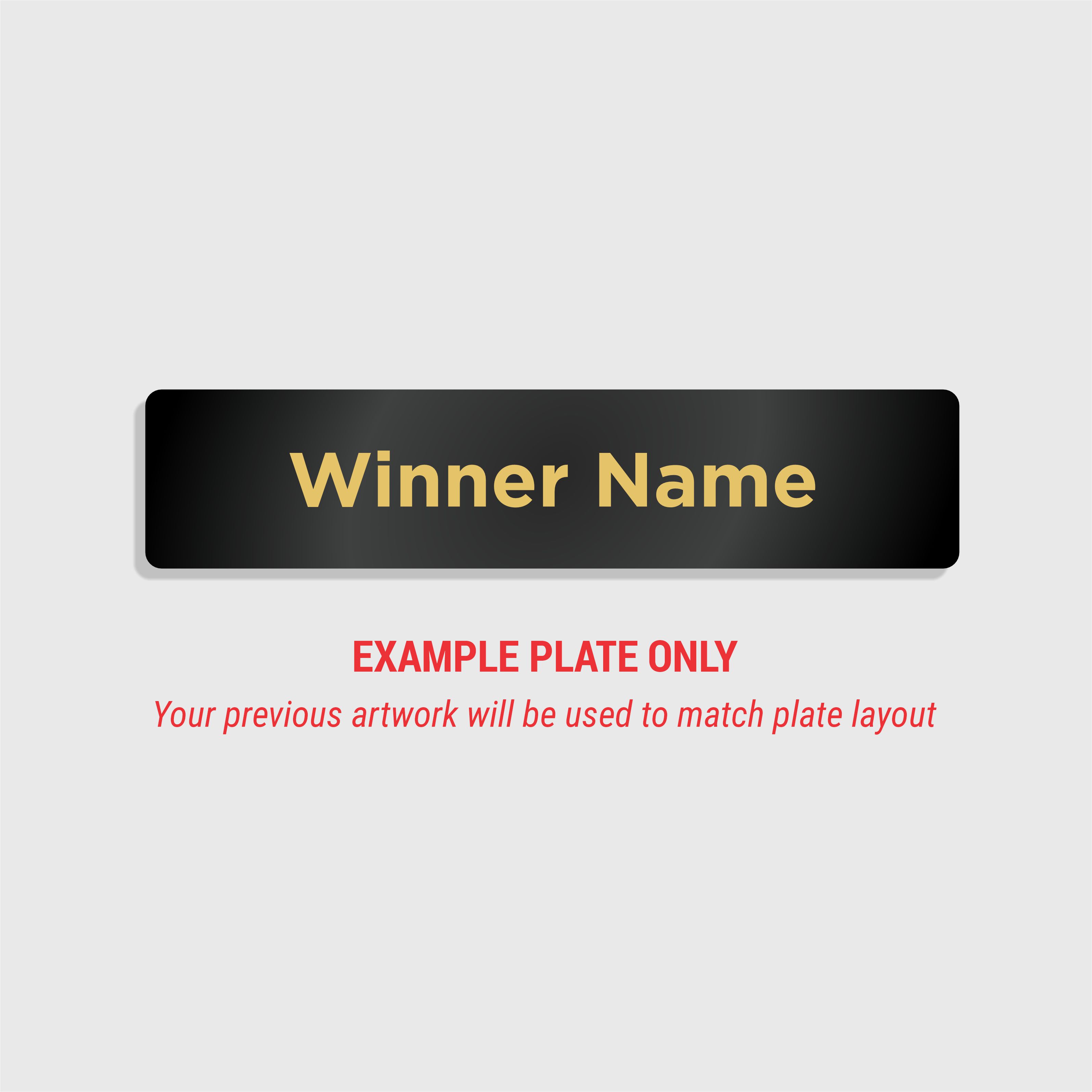 Magnetic Name Plate for Existing Honour Board