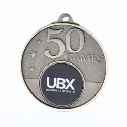 Personalised 50 Games Medal 50mm