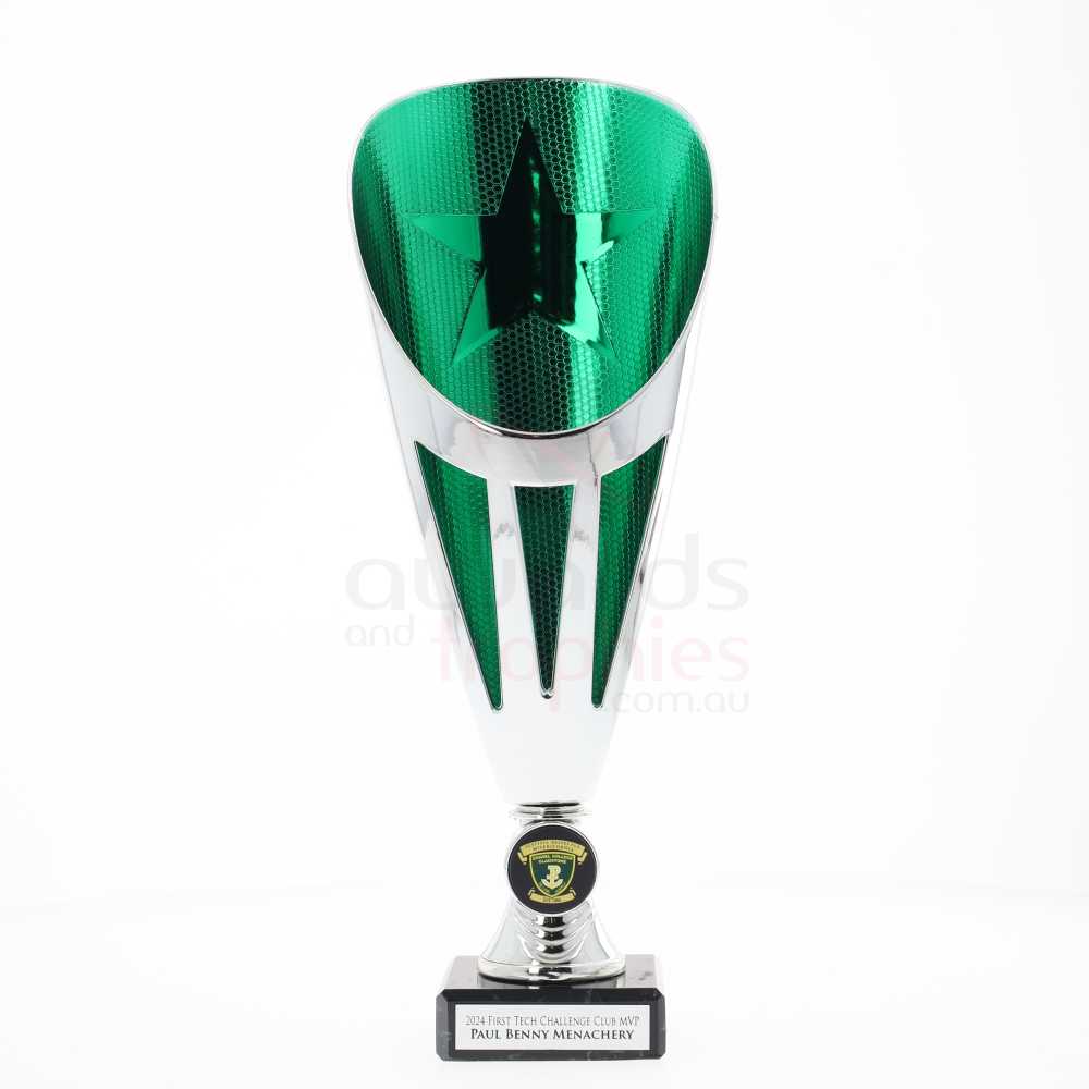 Dianna Cup Silver/Green 290mm