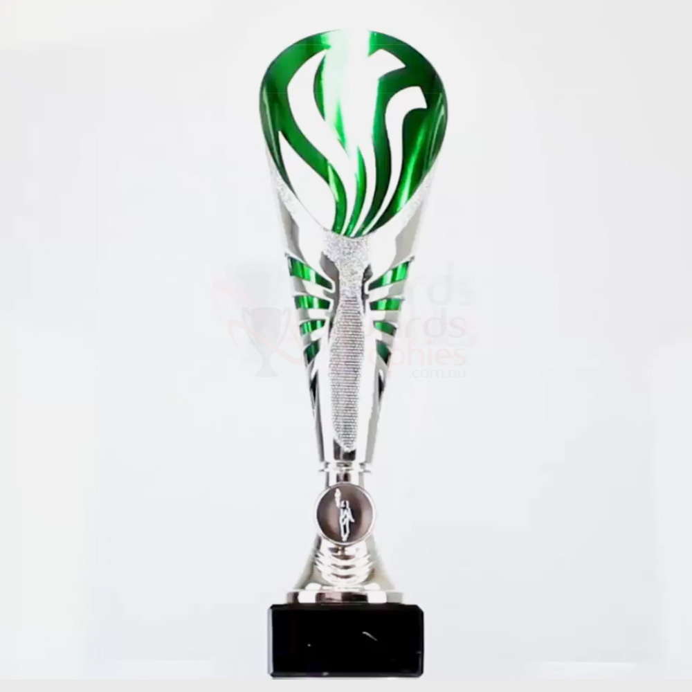 Equinox Cup Silver/Green 350mm