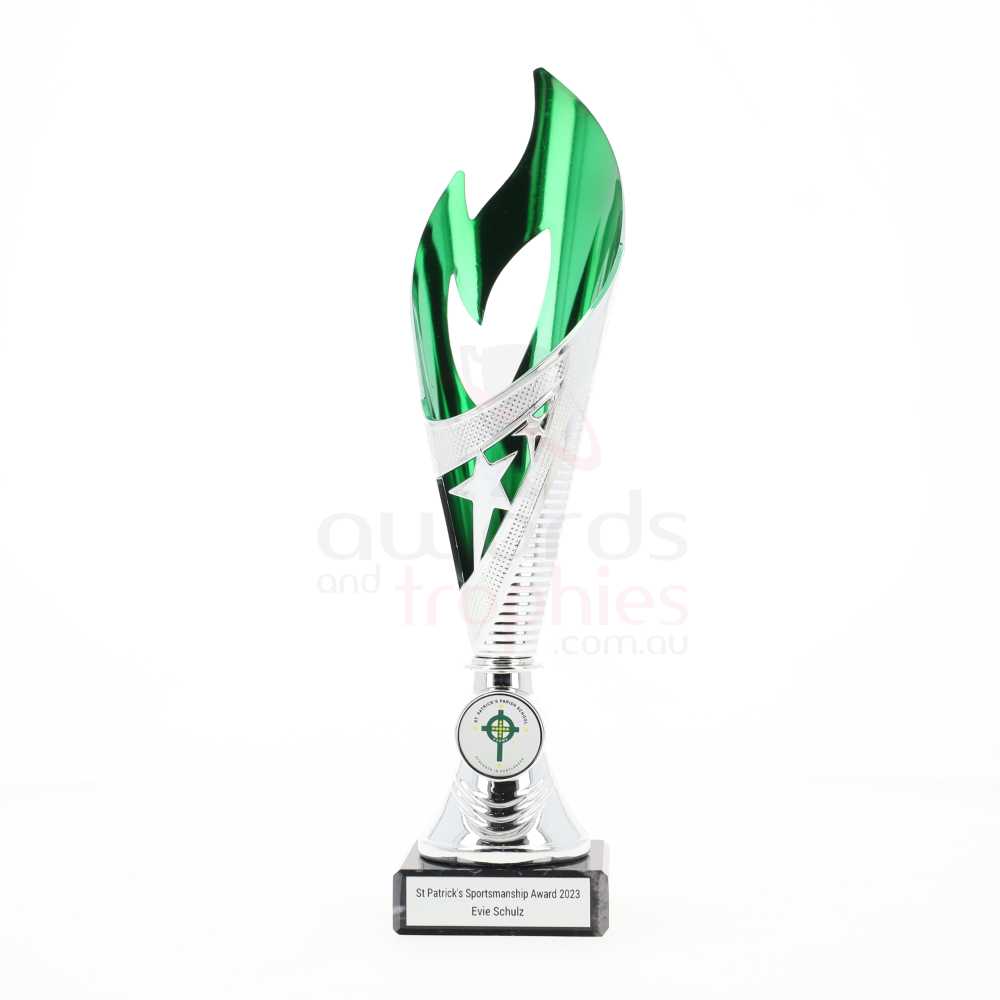 Flamenco Cup Silver/Green 290mm