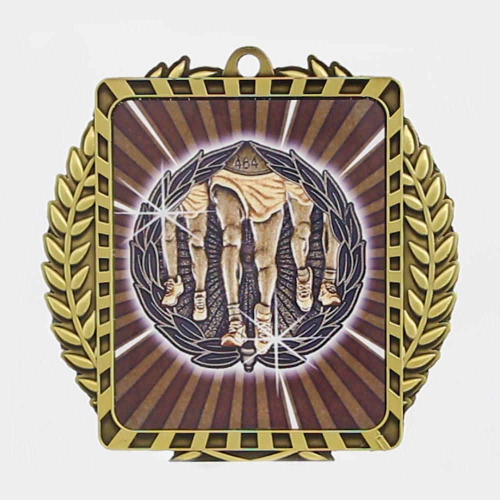 Lynx Wreath Track Medal Gold