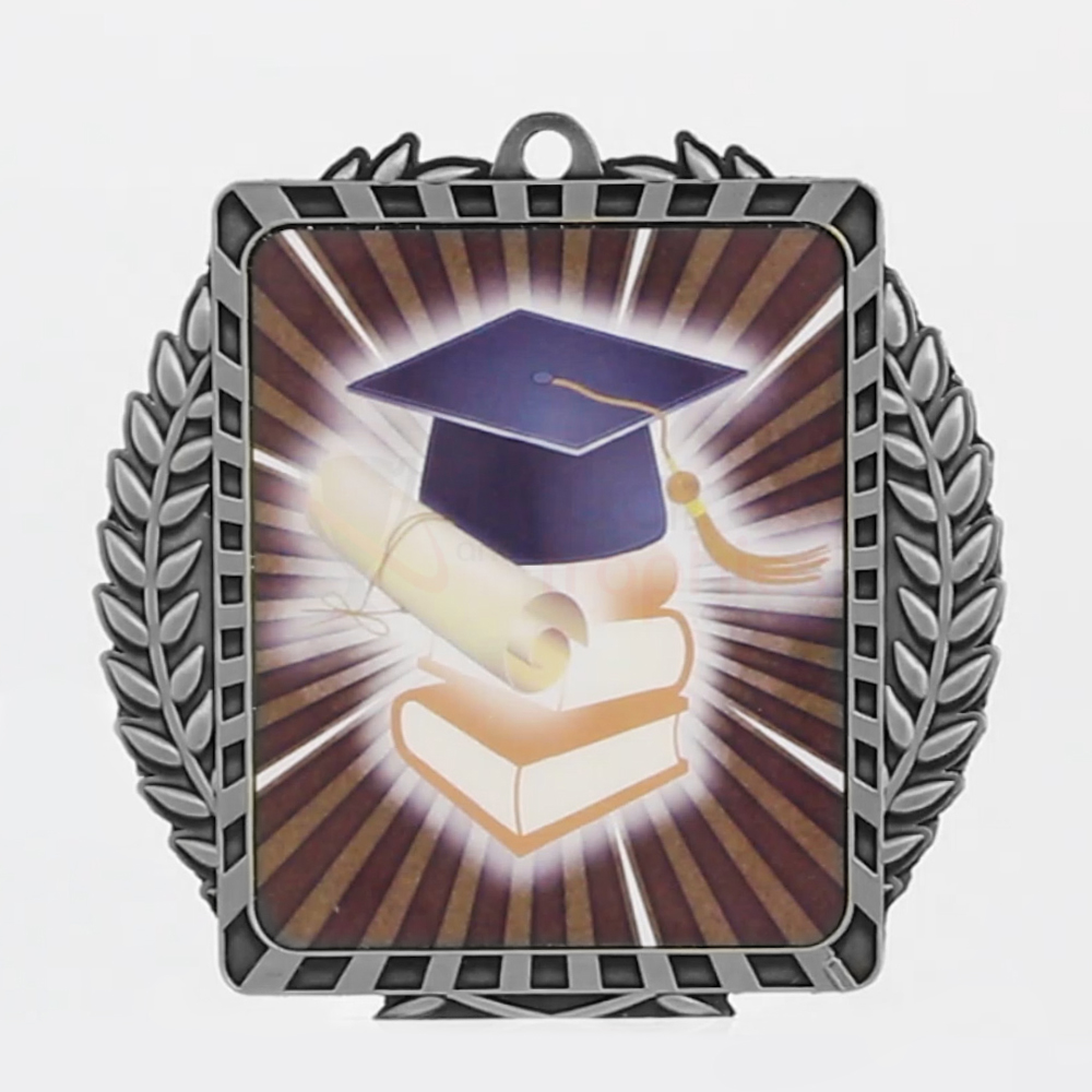 Lynx Wreath Academic Medal Silver 