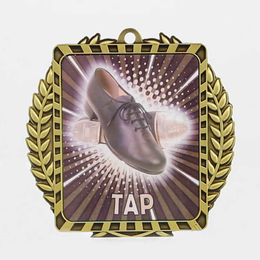 Lynx Wreath Tap Medal Gold