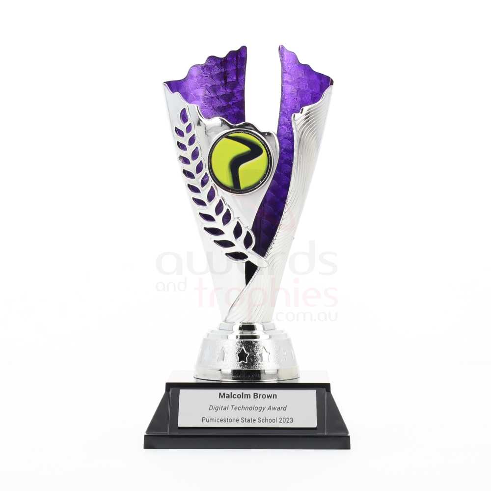 Spirit Cup Silver/Purple 180mm