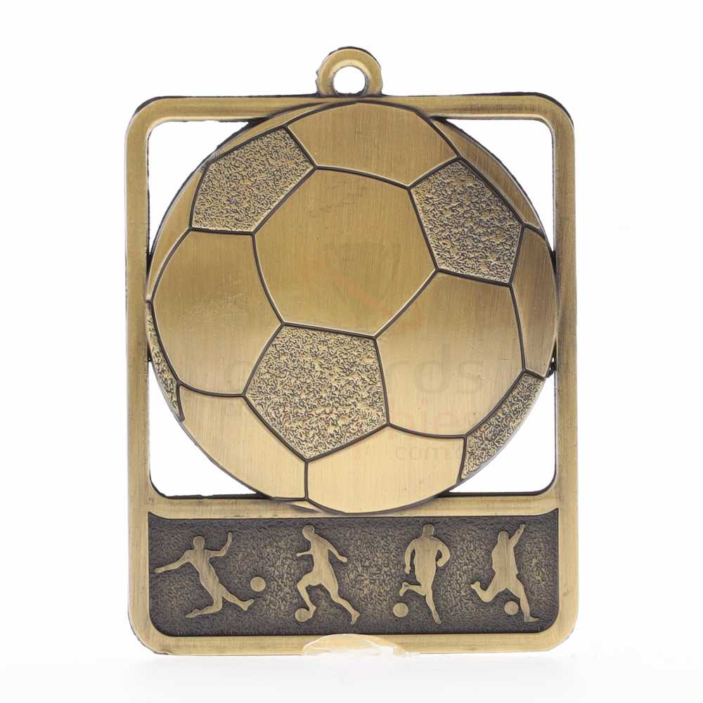 Silhouette Series Soccer 60mm Gold