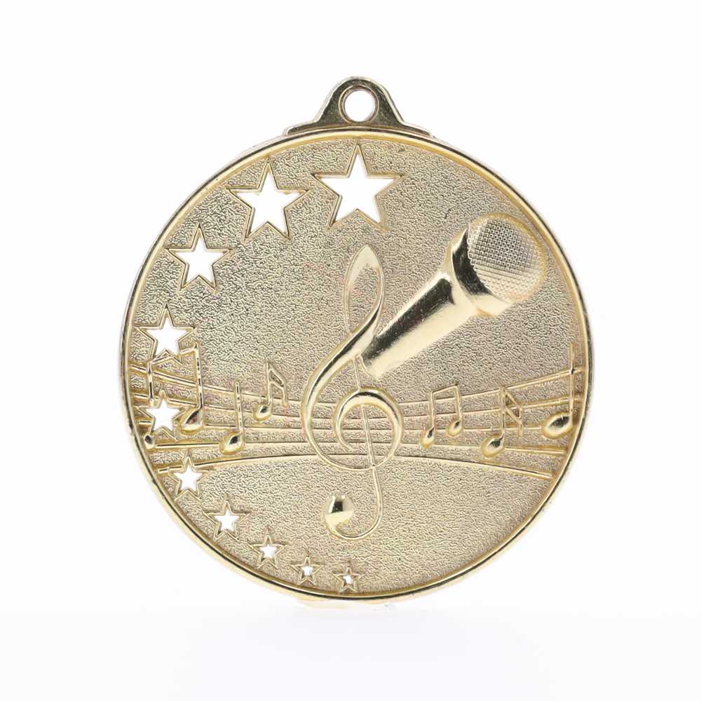 Star Music Medal 52mm Gold