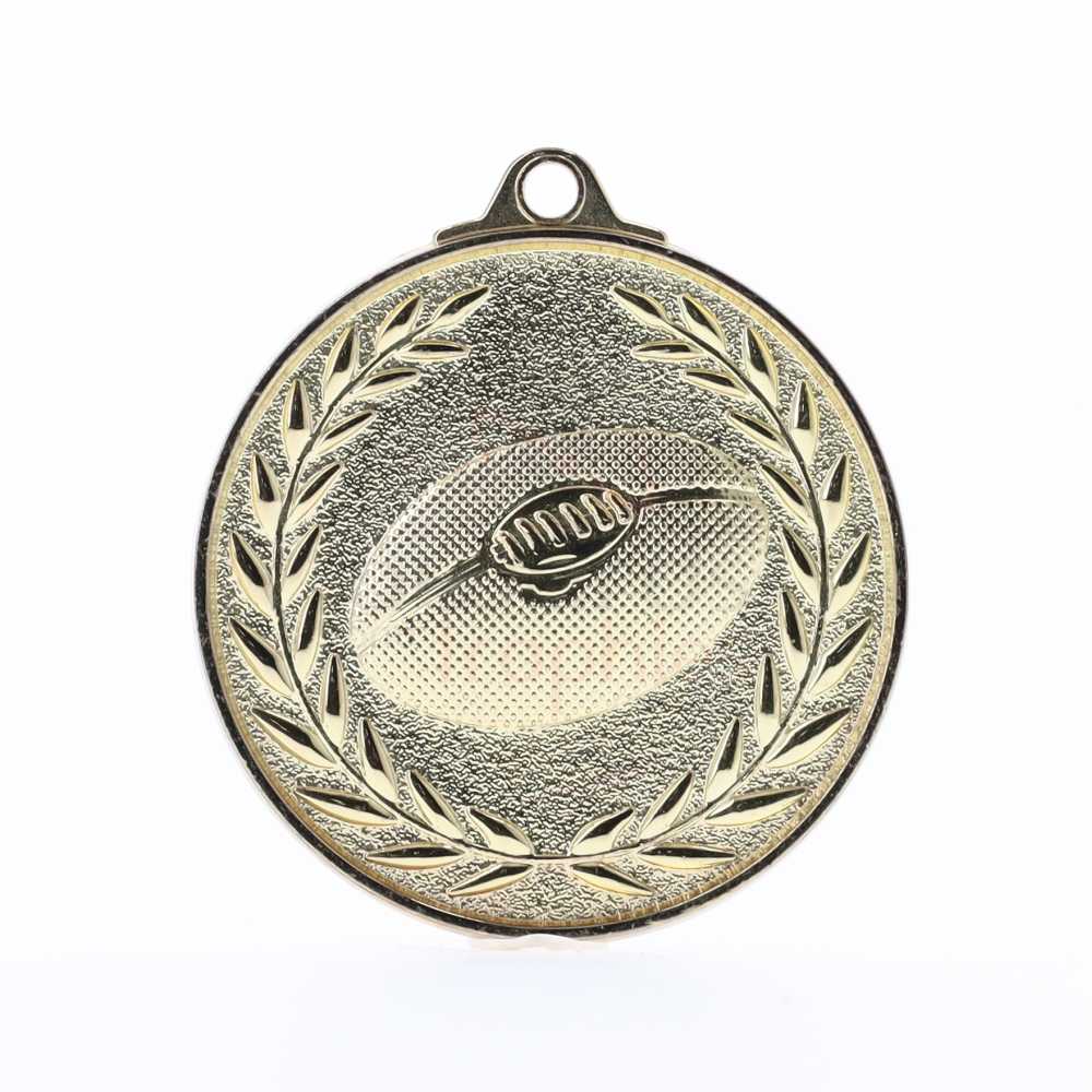 Wreath AFL Medal 50mm Gold