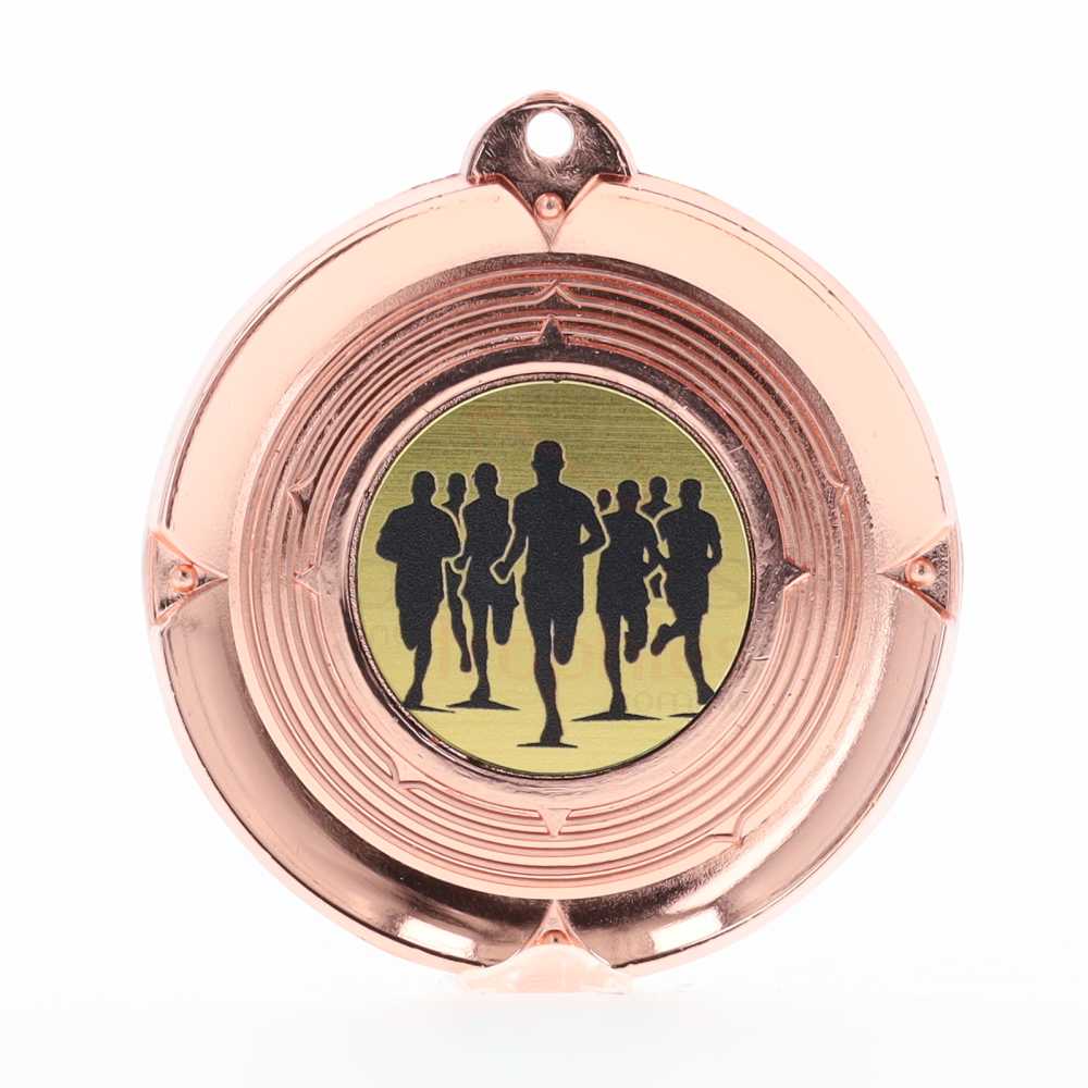 Deluxe Marathon Medal 50mm Bronze