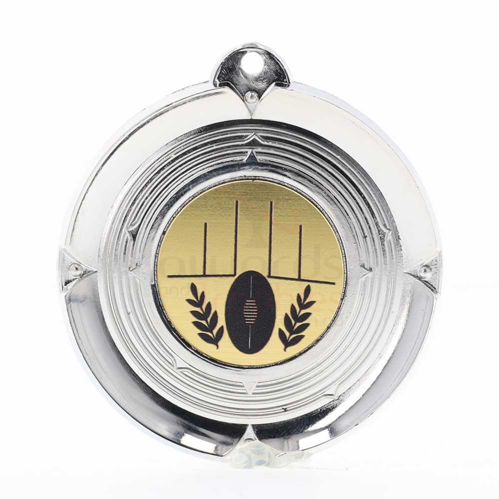 Deluxe AFL Medal 50mm Silver