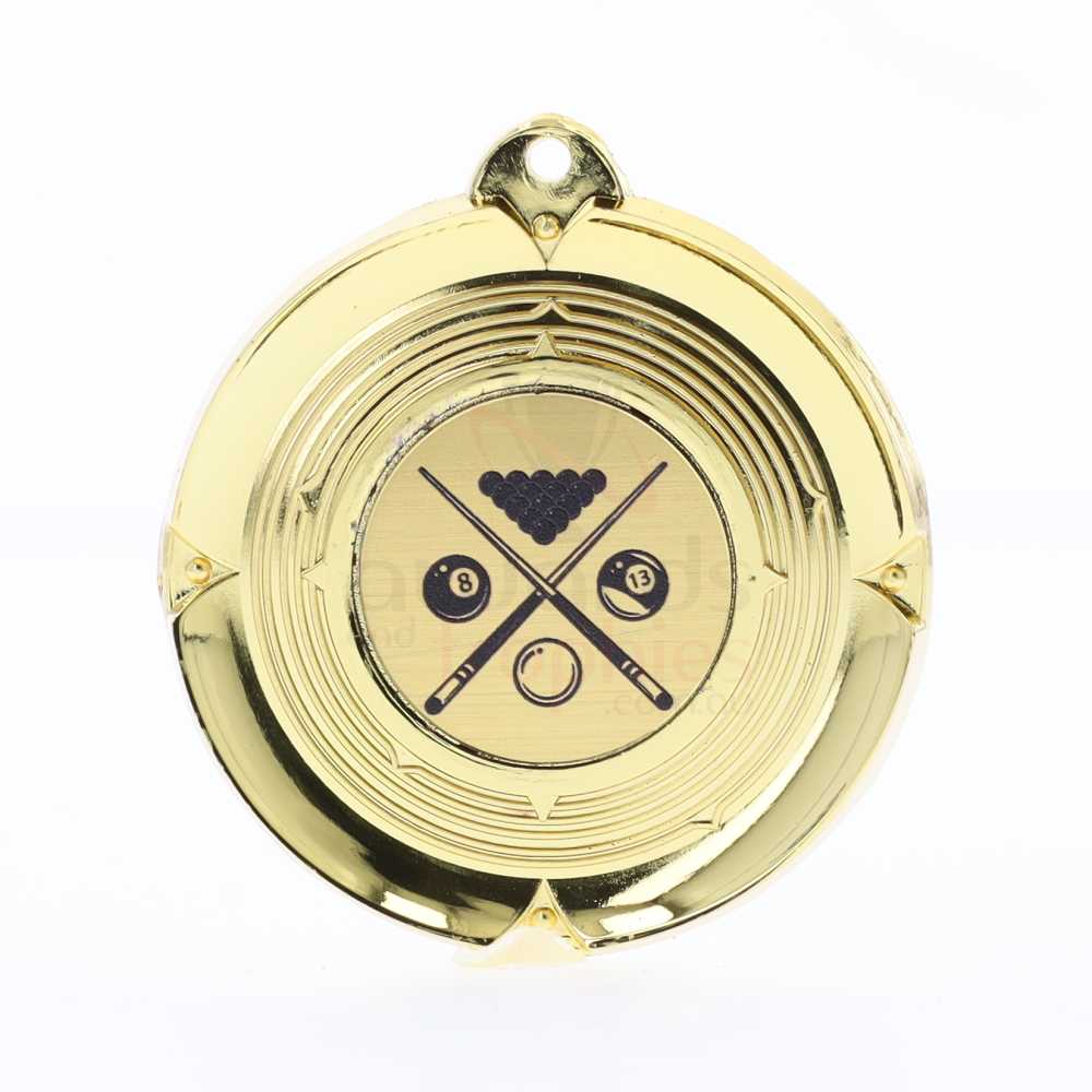 Deluxe Billiards Medal 50mm Gold