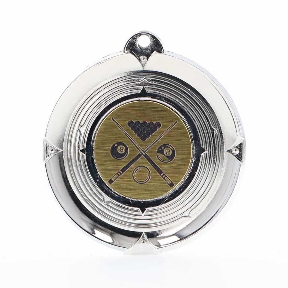 Deluxe Billiards Medal 50mm Silver