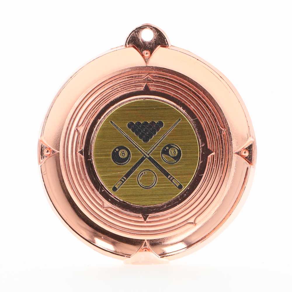 Deluxe Billiards Medal 50mm Bronze