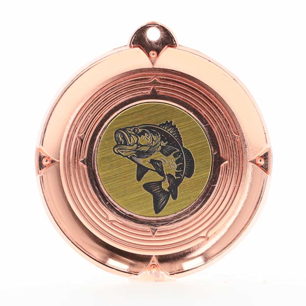 Deluxe Fish Medal 50mm Bronze