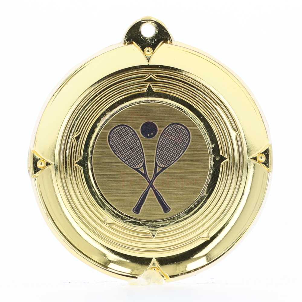 Deluxe Squash Medal 50mm Gold