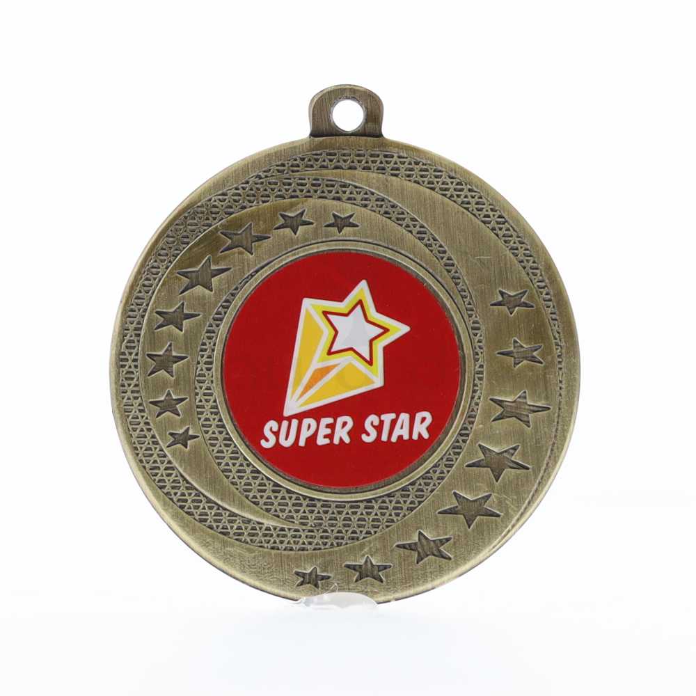 Wayfare Medal Super Star - Gold 50mm