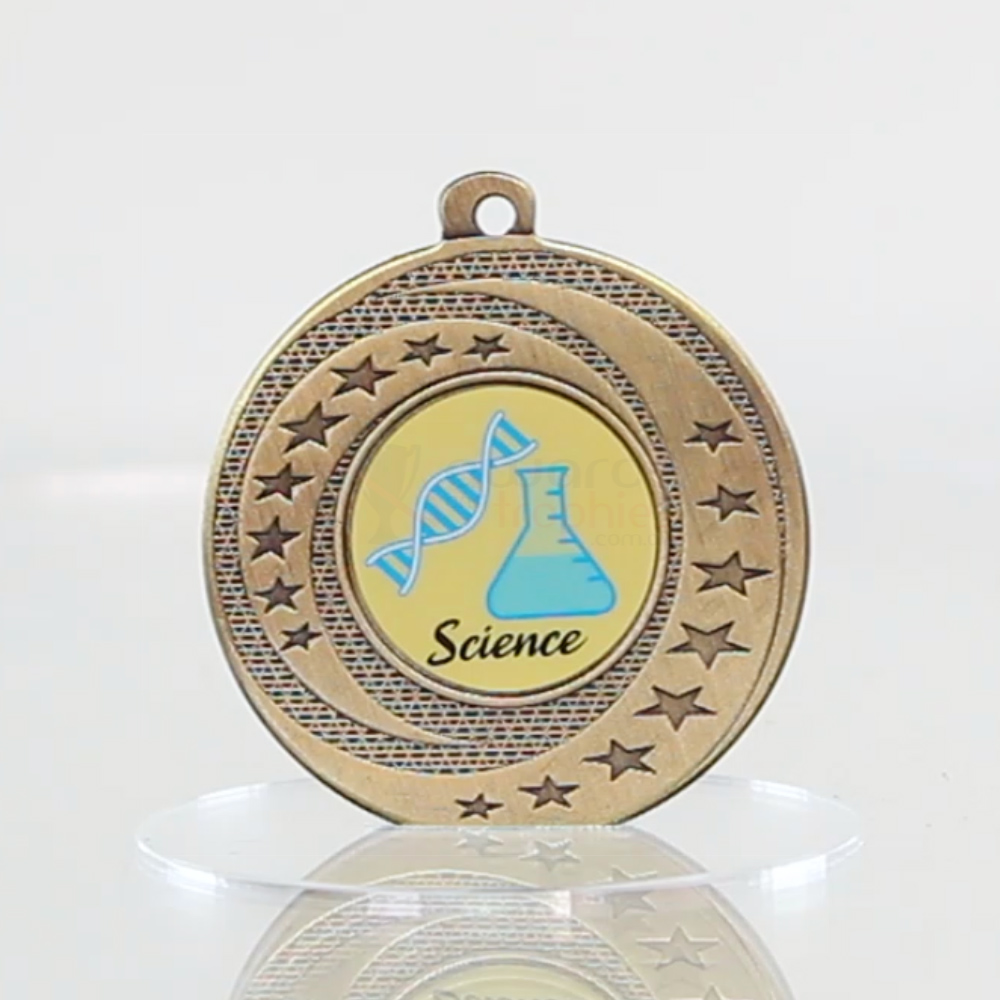 Wayfare Medal Science - Gold 50mm