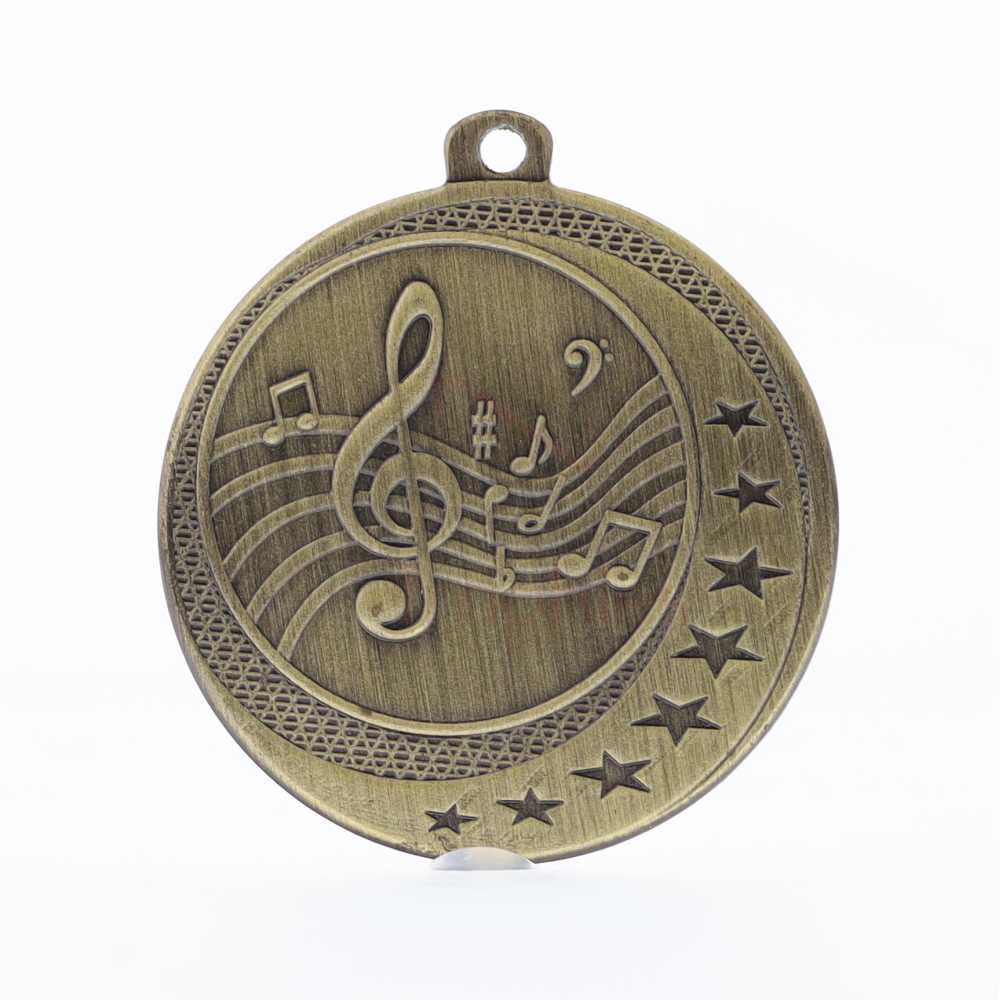 Music Wayfare Medal Gold 50mm