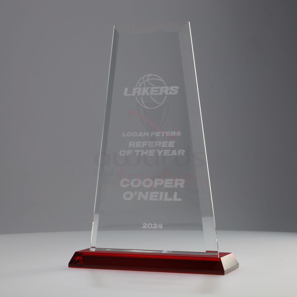 Glass Red Guardian Award 290mm