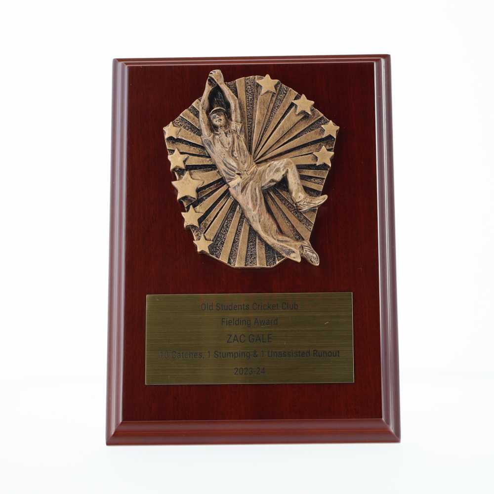 Cosmos Fielding Walnut Plaque 150mm