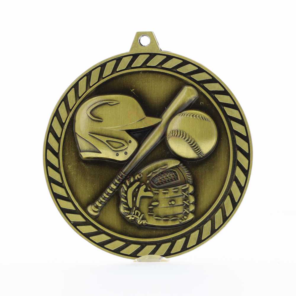 Venture Baseball Medal Gold 60mm