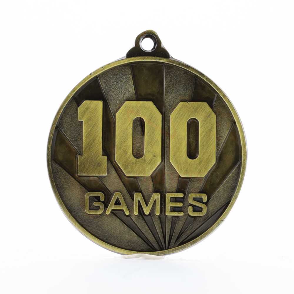 Sunrise 100 Games Medal 50mm