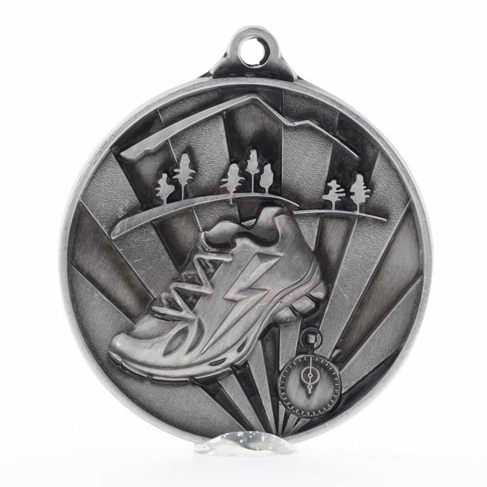 Sunrise Cross Country Medal 50mm Silver