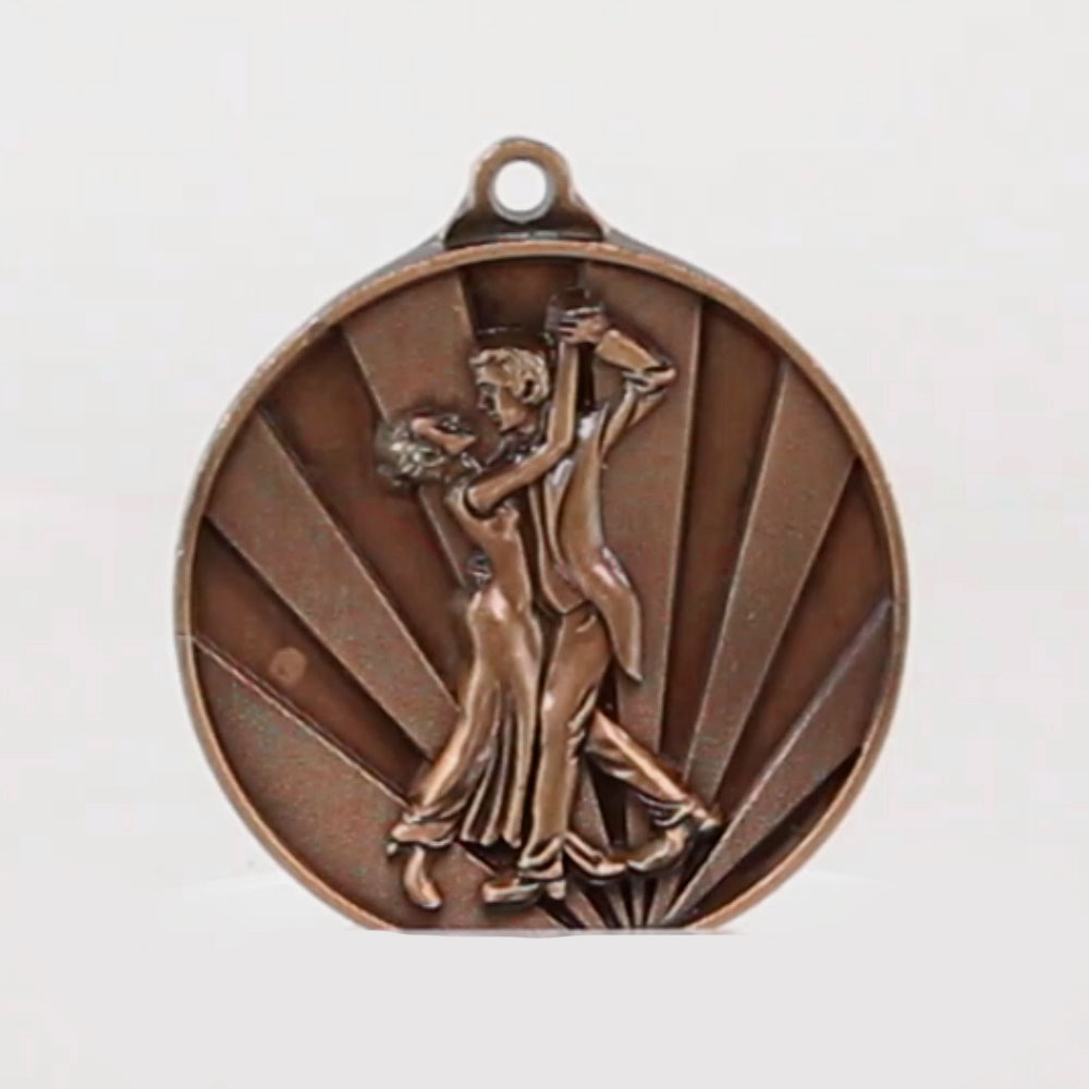 Sunrise Dance Couple Medal 50mm Bronze