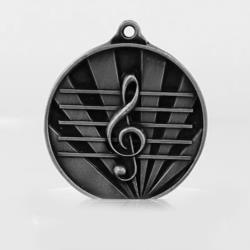 Sunrise Music Medal 50mm Silver