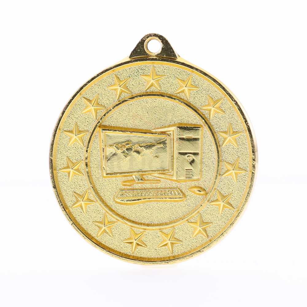 Computer Starry Medal Gold 50mm