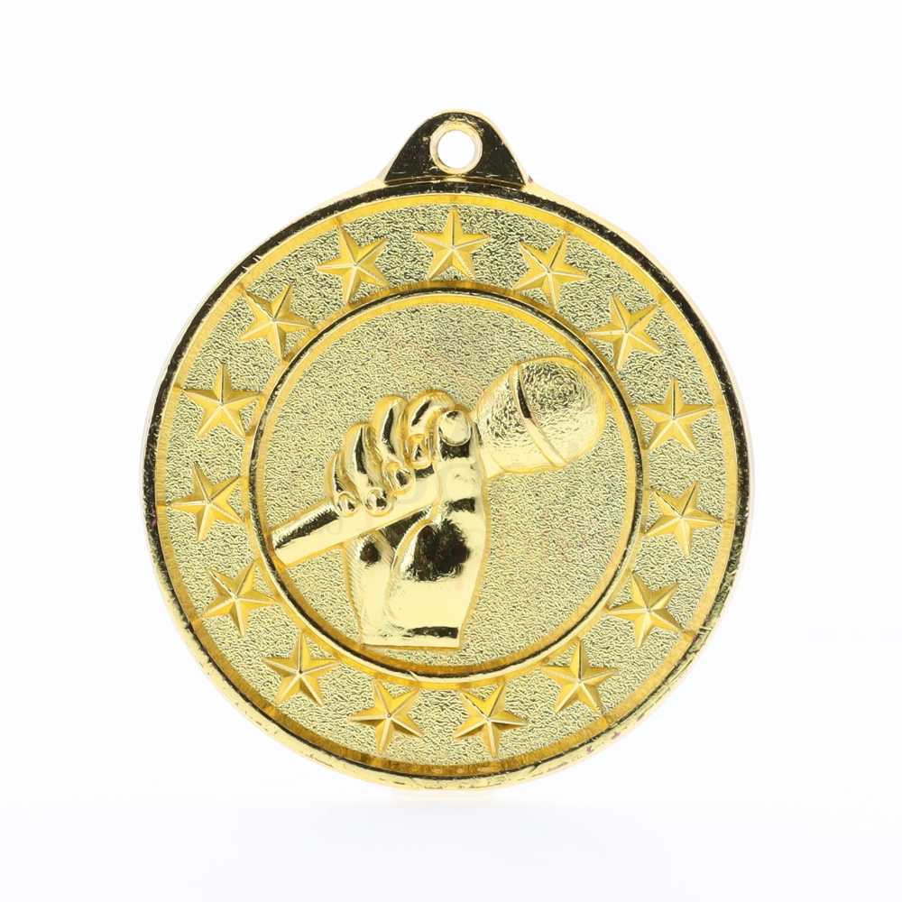 Microphone Starry Medal Gold 50mm