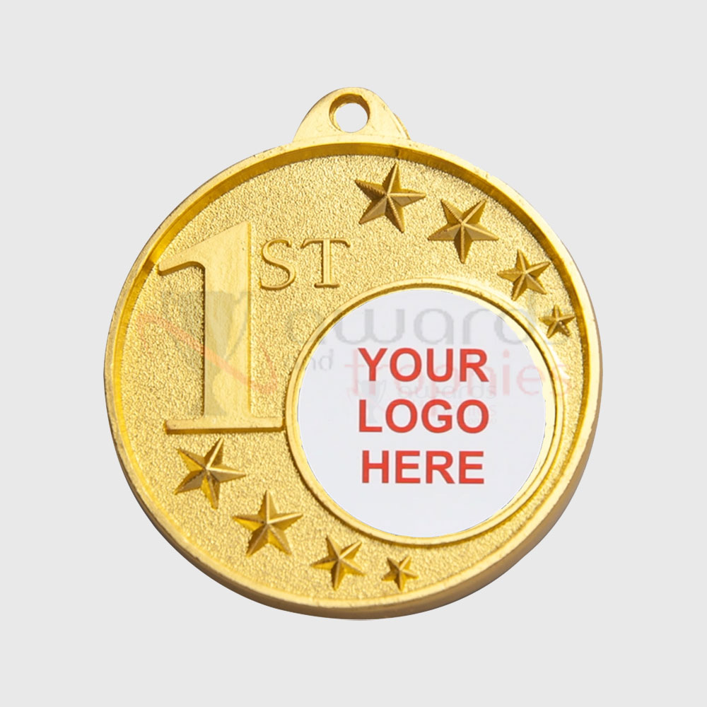 1st Place Logo Starry Medal 50mm