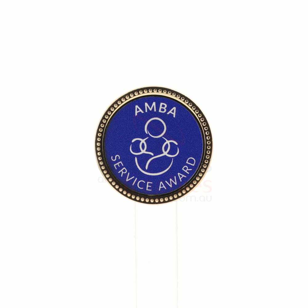 Gold Lapel Pin 28mm