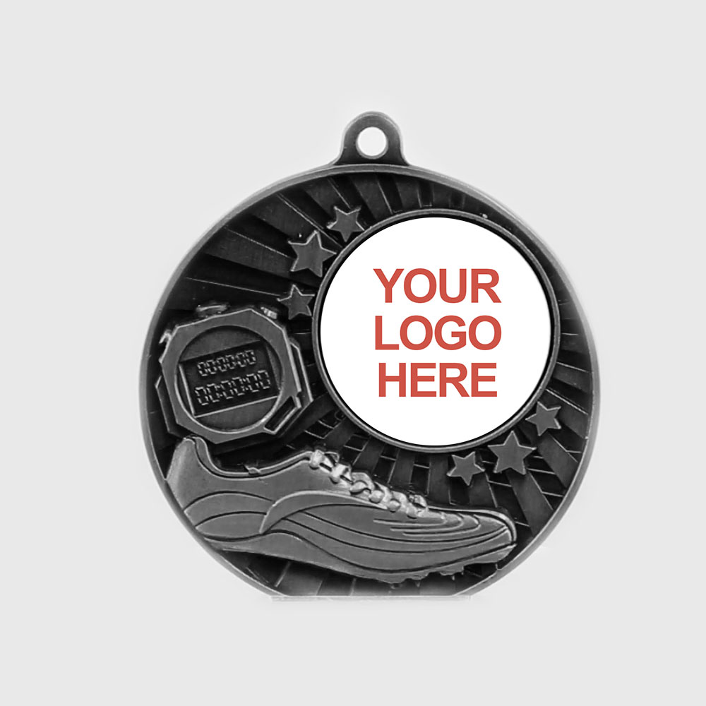 Impact Athletics Personalised Medal Silver 50mm