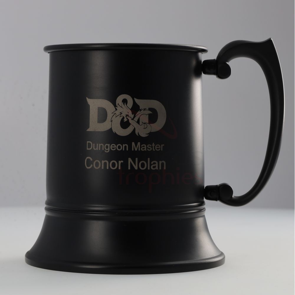 Tankard Matt Black  600Ml