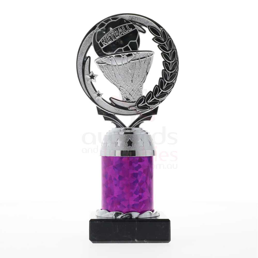 Netball Torch Silver/Purple 185mm