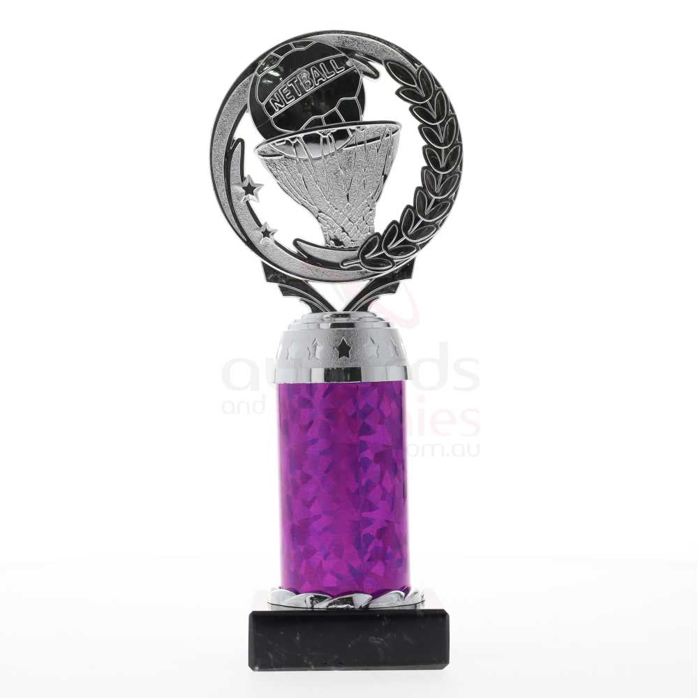 Netball Torch Silver/Purple 210mm