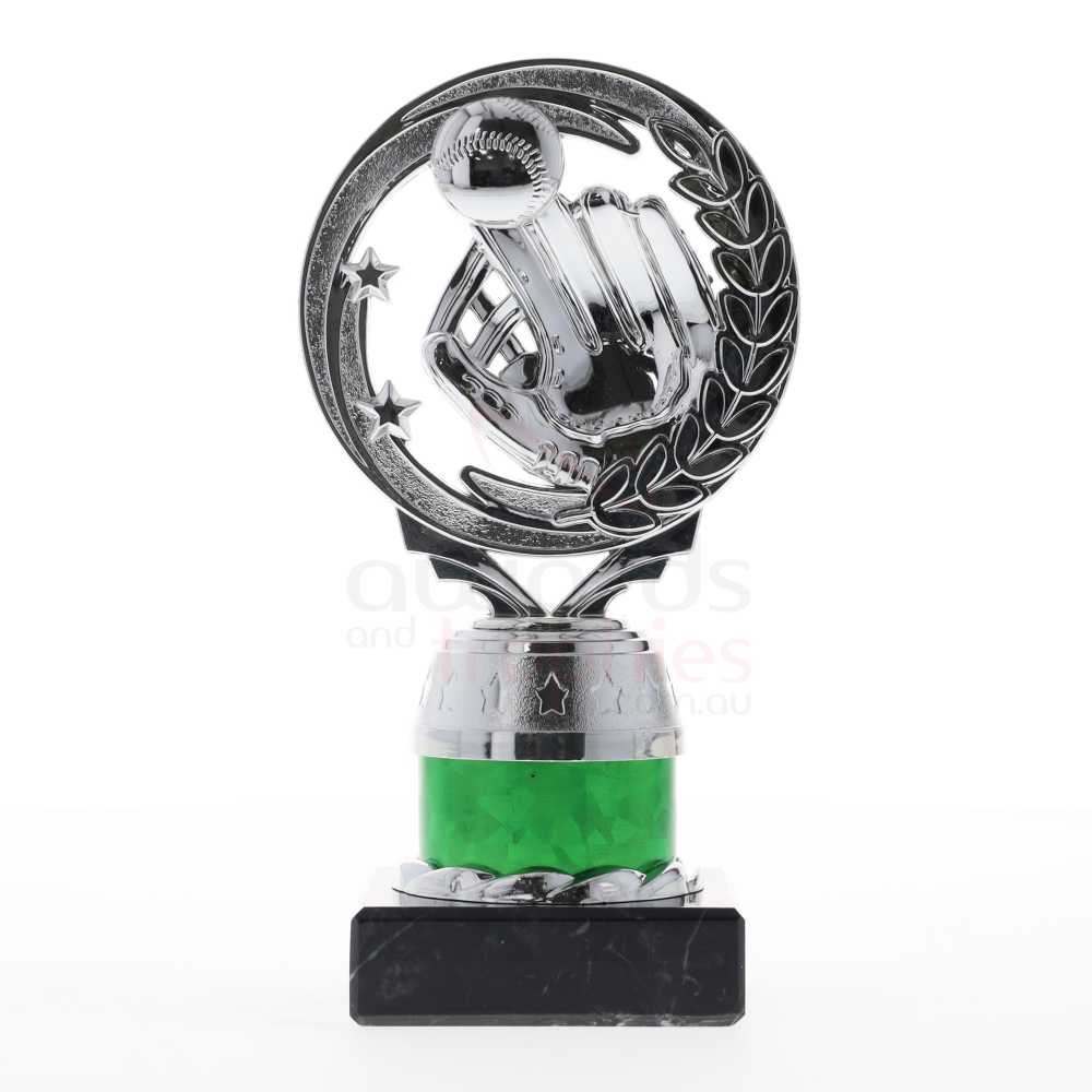 Baseball Torch Silver/Green 165mm