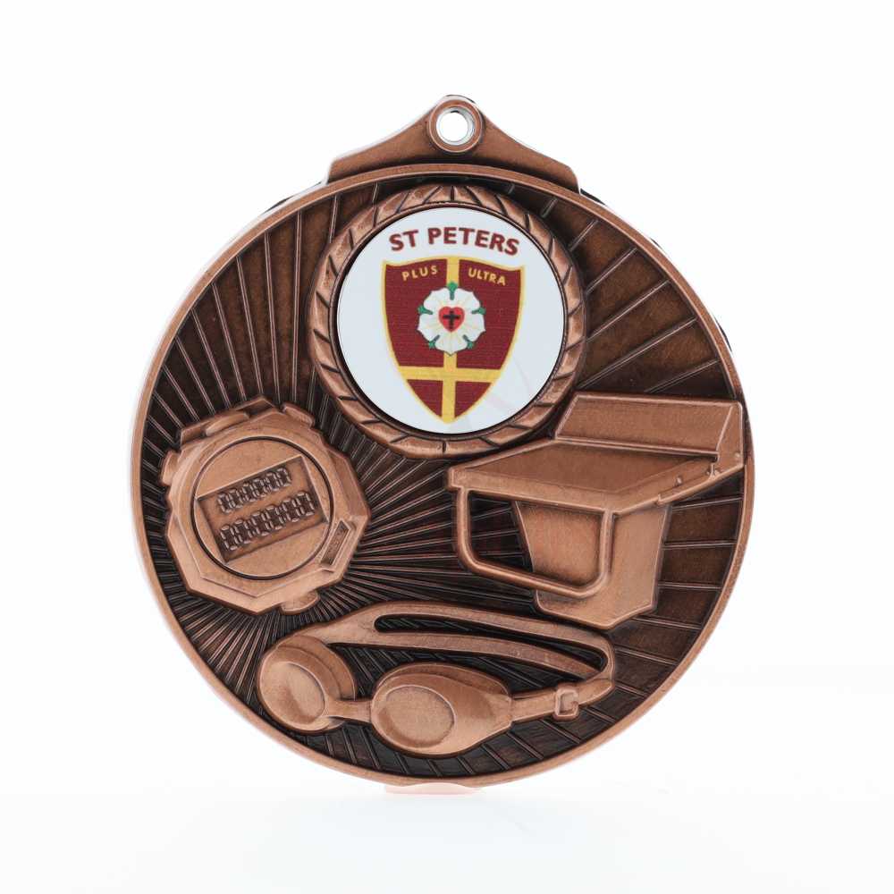 Swim Insert Medal Bronze 70mm