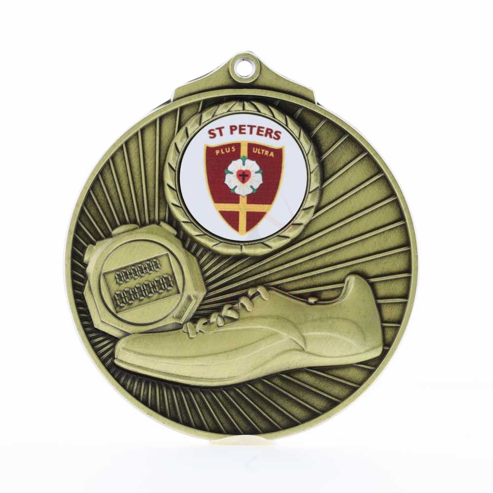 Athletics Insert Medal Gold 70mm