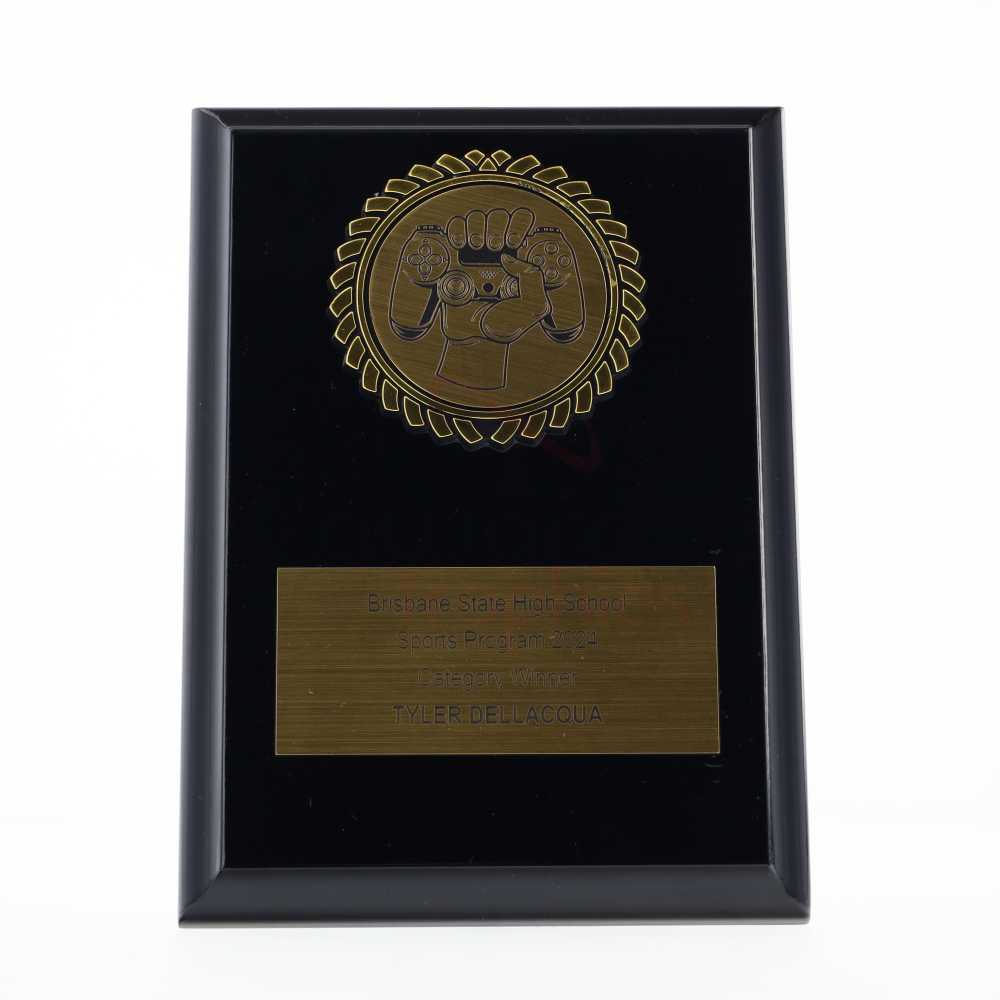 Black Plaque 175mm - Esports