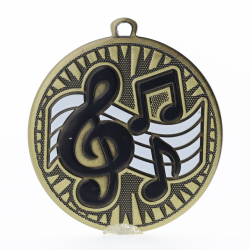 Spark Music Medal 55mm - Antique Gold